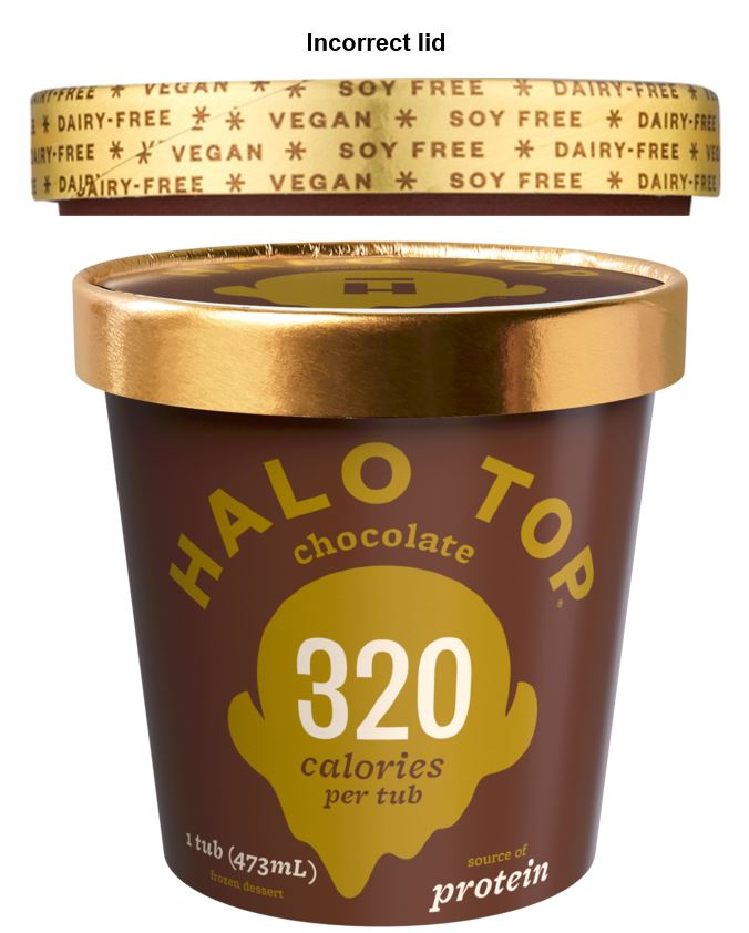 Halo top choc ice cream